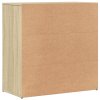 Příborníky 2 ks dub sonoma 79 x 38 x 80 cm kompozitní dřevo 3276618