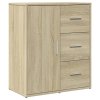 Příborníky 2 ks dub sonoma 60 x 31 x 70 cm kompozitní dřevo 3276555