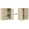 Příborníky 2 ks dub sonoma 60 x 31 x 70 cm kompozitní dřevo 3276555