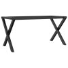 Nohy ke konferenčnímu stolu X rám 70 x 30 x 43 cm ocel 357898