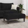 Podnožka černá 77 x 55 x 31 cm textil 4007382