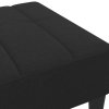 Podnožka černá 77 x 55 x 31 cm textil 4007382