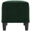 Lavice tmavě zelená 70x35x41 cm samet 349399