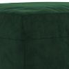 Lavice tmavě zelená 70x35x41 cm samet 349399