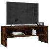 TV skříňka kouřový dub 100 x 40 x 40 cm kompozitní dřevo 815231