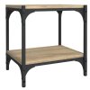 TV skříňka dub sonoma 40 x 33 x 41 cm kompozitní dřevo a ocel 819303
