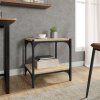 TV skříňka dub sonoma 40 x 33 x 41 cm kompozitní dřevo a ocel 819303