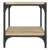 TV skříňka dub sonoma 40 x 33 x 41 cm kompozitní dřevo a ocel 819303