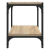 TV skříňka dub sonoma 40 x 33 x 41 cm kompozitní dřevo a ocel 819303
