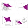 Stínicí plachta 160 g/m² trojúhelník písková 5 x 7 x 7 m HDPE 4002066