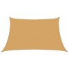 Stínicí plachta 160 g/m² lichoběžník světle šedá 3/4 x 2 m HDPE 4002070