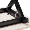 Konferenční stolek s X rámem 110x40x45,5 cm borovice a ocel 3282755