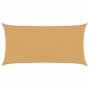 Plachta proti slunci 160 g/m² obdélník písková 4 x 7 m HDPE 4002047