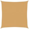 Plachta proti slunci 160 g/m² čtverec písková 6 x 6 m HDPE 4002026