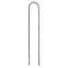 Stanové kolíky 6 ks ve tvaru U 30 cm Ø 7 mm pozinkovaná ocel 4009345