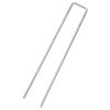 Zemní kolíky tvaru U 50 ks 20 x 3,5 cm pozinkovaná ocel 4009366