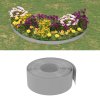 Travní lemy 3 ks šedé 10 m 20 cm polyethylen 3155453