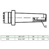 15dílný set vyvrtávacích bitů 50 mm vyvrtávací hlava MT3-F1-12 146684