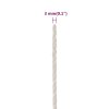 Pracovní lano bílé 3 mm 250 m polypropylen 153038