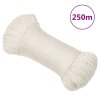 Pracovní lano bílé 3 mm 250 m polypropylen 153038