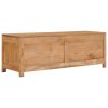 TV stolek 100 x 30 x 35 cm masivní teakové dřevo 288900