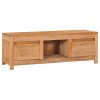 TV stolek 100 x 30 x 35 cm masivní teakové dřevo 288900
