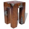 Stolička masivní teak a pryskyřice 243470