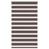 Roleta den a noc / Zebra / Twinroll 80x175 cm kávová 240205