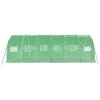 Skleník s ocelovým rámem zelený 18 m² 6 x 3 x 2 m 3188040