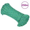 Lodní lano zelené 3 mm 250 m polypropylen 152696