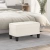 Lavice krémová 70x35x41 cm umělá kůže 349440