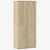 Skříň highboard dub sonoma 80 x 35 x 180 cm kompozitní dřevo 3276653