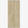 Skříň highboard dub sonoma 80 x 35 x 180 cm kompozitní dřevo 3276653