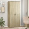 Skříň highboard dub sonoma 80 x 35 x 180 cm kompozitní dřevo 3276653
