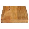 Stolní deska živá hrana 60 x 20 x 2,5 cm masivní mangovník 370512