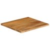 Stolní deska živá hrana 60 x 60 x 2,5 cm masivní mangovník 370546