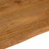 Stolní deska živá hrana 60 x 60 x 2,5 cm masivní mangovník 370546