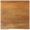 Stolní deska živá hrana 60 x 60 x 2,5 cm masivní mangovník 370546