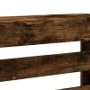 Kryt na radiátor kouřový dub 104 x 20 x 82 cm kompozitní dřevo 852694