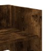Nástěnná police kouřový dub 100 x 35 x 30,5 cm kompozitní dřevo 848462