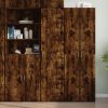 Skříň highboard kouřový dub 45 x 42,5 x 185 cm kompozitní dřevo 3281410
