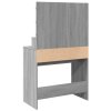 Toaletní stolek s LED šedý sonoma 80 x 41 x 134,5 cm 848190
