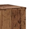 Stojany na rostliny 2 ks old wood 30x30x70 cm kompozitní dřevo 852931