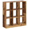 Knihovna old wood 102 x 32 x 108 cm kompozitní dřevo 3307844
