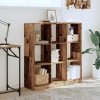 Knihovna old wood 102 x 32 x 108 cm kompozitní dřevo 3307844