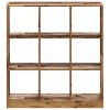 Knihovna old wood 102 x 32 x 108 cm kompozitní dřevo 3307844