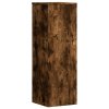 Stojany na rostliny 2 ks kouřový dub 33 x 33 x 100 cm kompozit 3307886