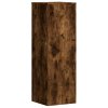 Stojany na rostliny 2 ks kouřový dub 33 x 33 x 100 cm kompozit 3307886