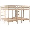 Rám trojité patrové postele 160x200/80x160 cm masivní borovice 3308580
