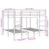 Rám trojité patrové postele 160x200/80x160 cm masivní borovice 3308580